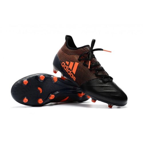 fodboldstøvler Adidas X 17.1 FG - Sort Orange_9.jpg